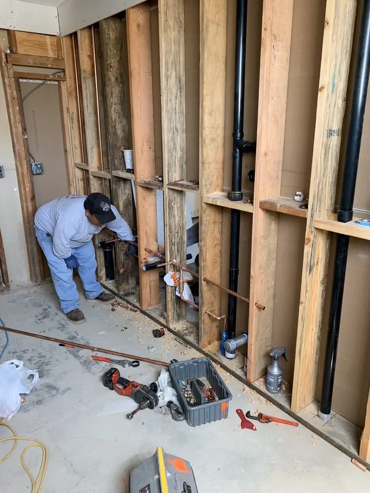 Commercial rough-in plumbing for Gas Line Repair in Casa Grande